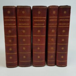 A Compendious Geographical and Historical Grammar; A Compendious Geographical Dictionary; A New Biographical Dictionary; A Dictionary of the English Language; The Royal Pocket Dictionary French and English and English and French [5 volumes]